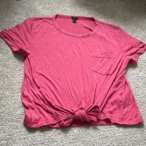 pink shirt
